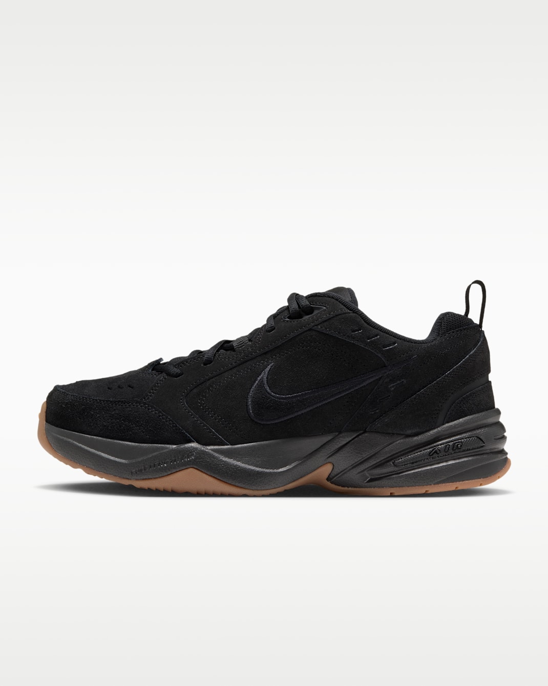 Nike Air Monarch SE Men's Workout Shoes - Black/Gum Medium Brown/Black