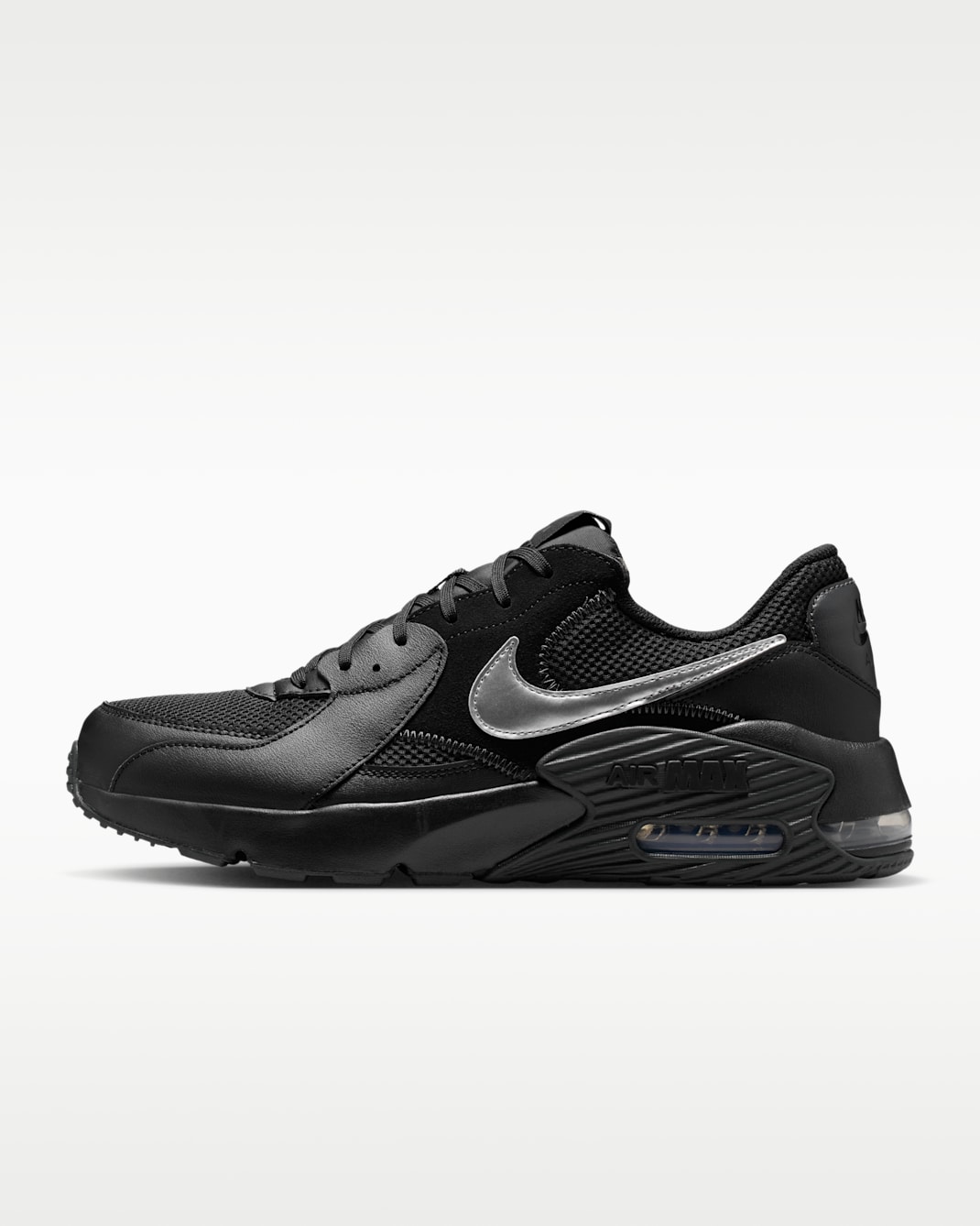 Nike Air Max Excee Men's Shoes - Black/Dark Smoke Grey/Metallic Silver