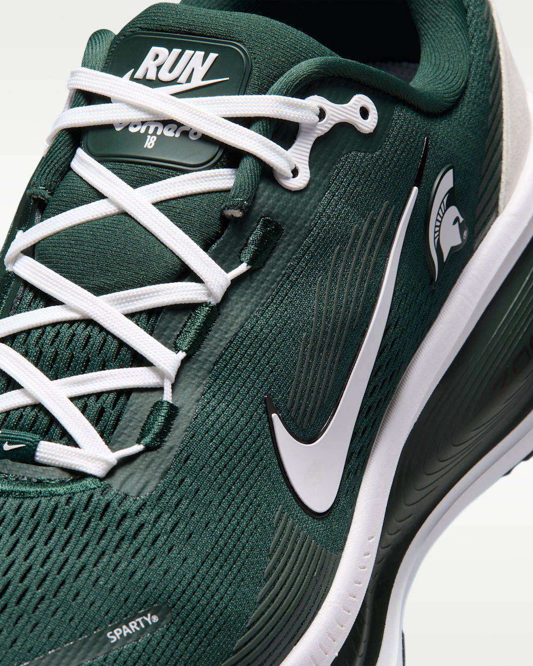 Nike College Vomero 18 (Michigan State) Men's Road Running Shoes