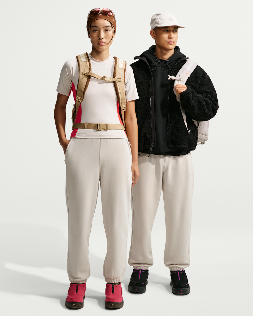 ACG "Tuff Fleece" Dri-FIT Pants - Light Orewood Brown/Summit White