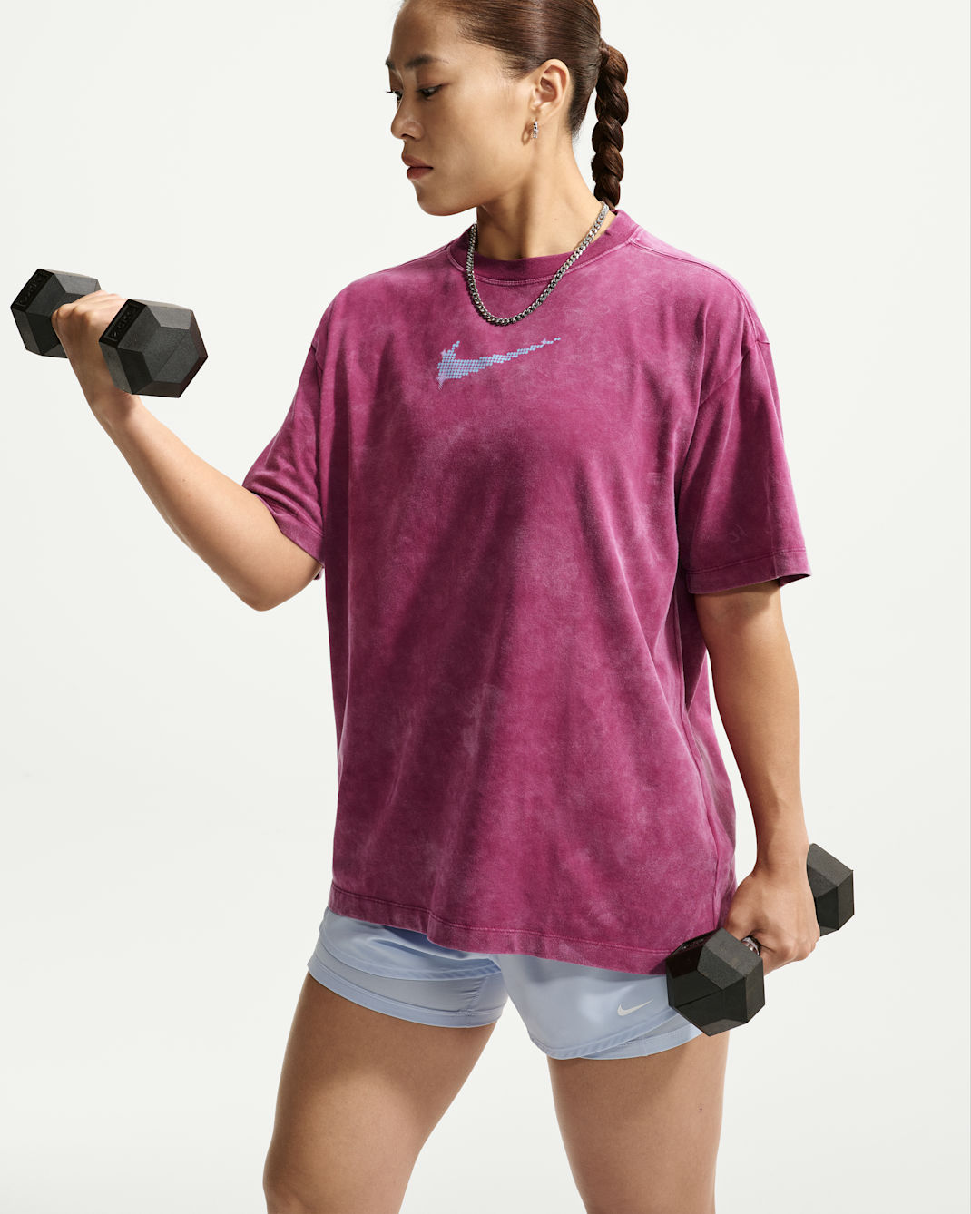 Nike Women's Oversized Short-Sleeve T-Shirt - True Berry