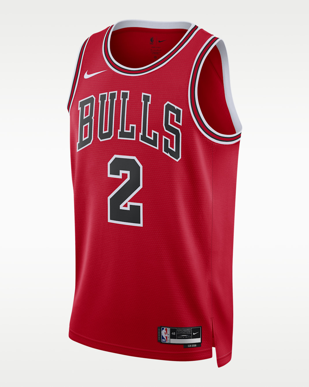Chicago Bulls Icon Edition Men's Nike Dri-FIT NBA Swingman Jersey - University Red
