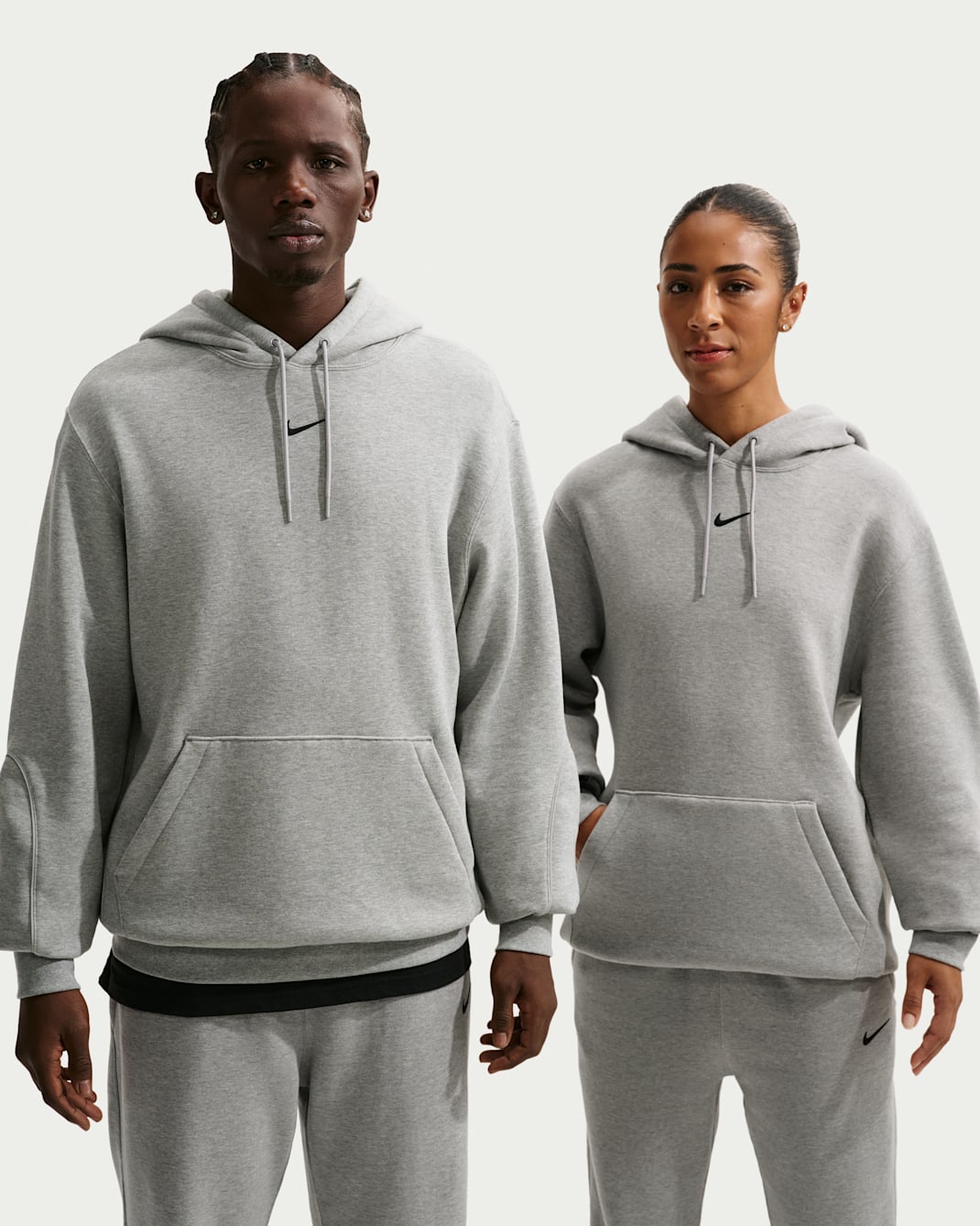 NOCTA Fleece CS Hoodie 2 - Dark Grey Heather/Matte Silver/Black