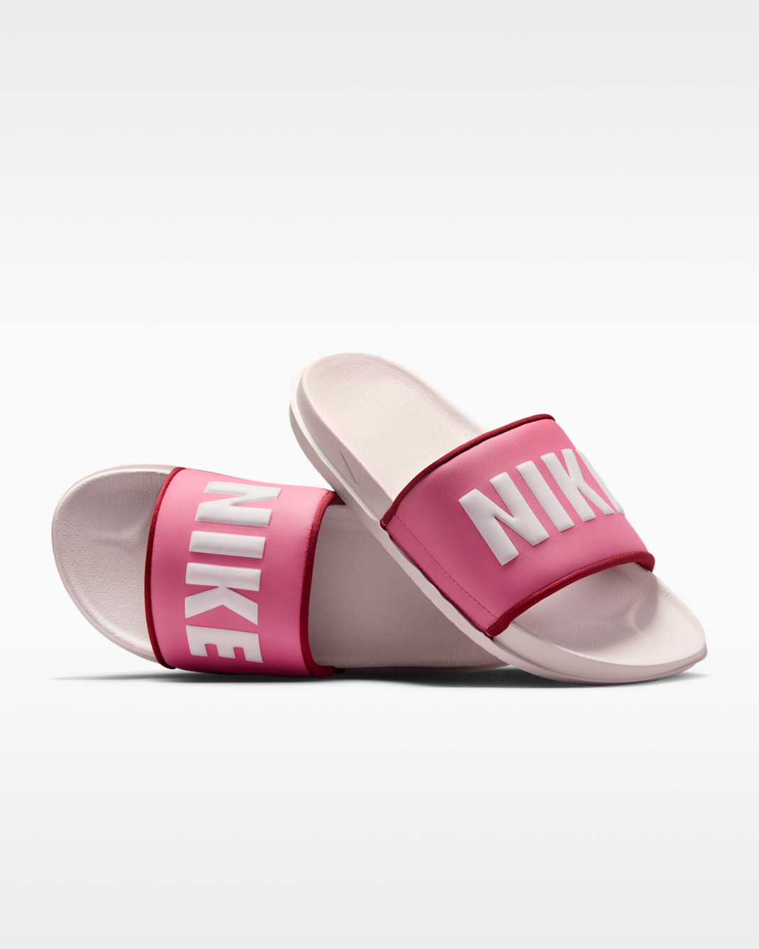 Nike Offcourt Women's Slides - Peony/Team Red/Pearl Pink