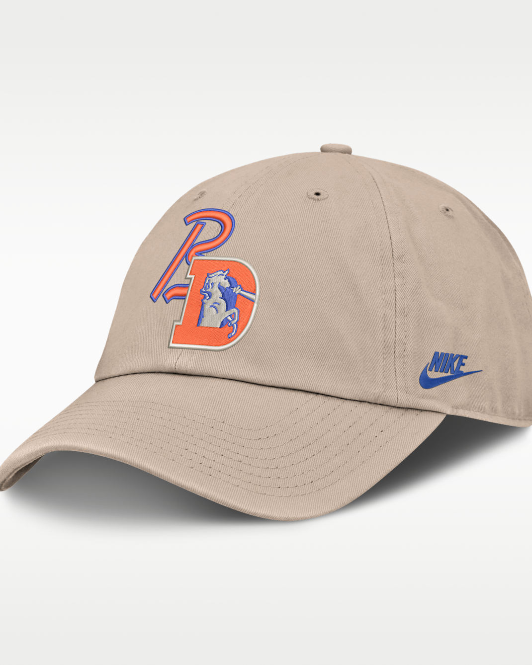 Denver Broncos Rewind Club Men's Nike NFL Adjustable Hat - Sand