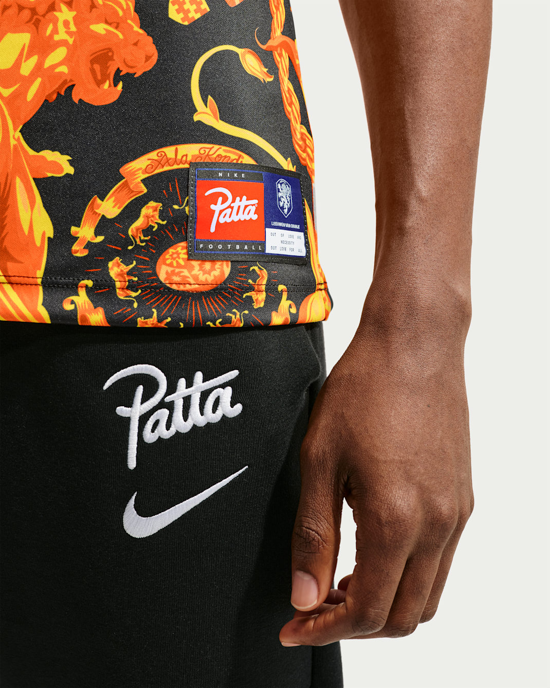 Netherlands x Patta Men's Academy Pro Short-Sleeve Soccer Top