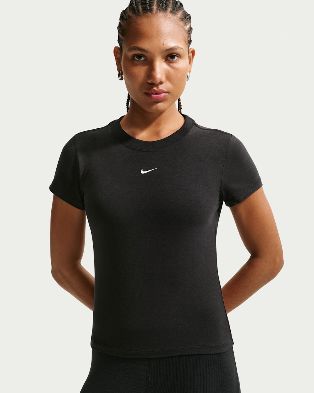 Nike Sportswear Chill Knit Women's T-shirt - Black/White