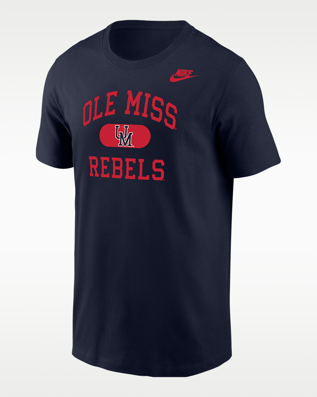 Ole Miss Rebels Men's Nike College T-Shirt - Navy