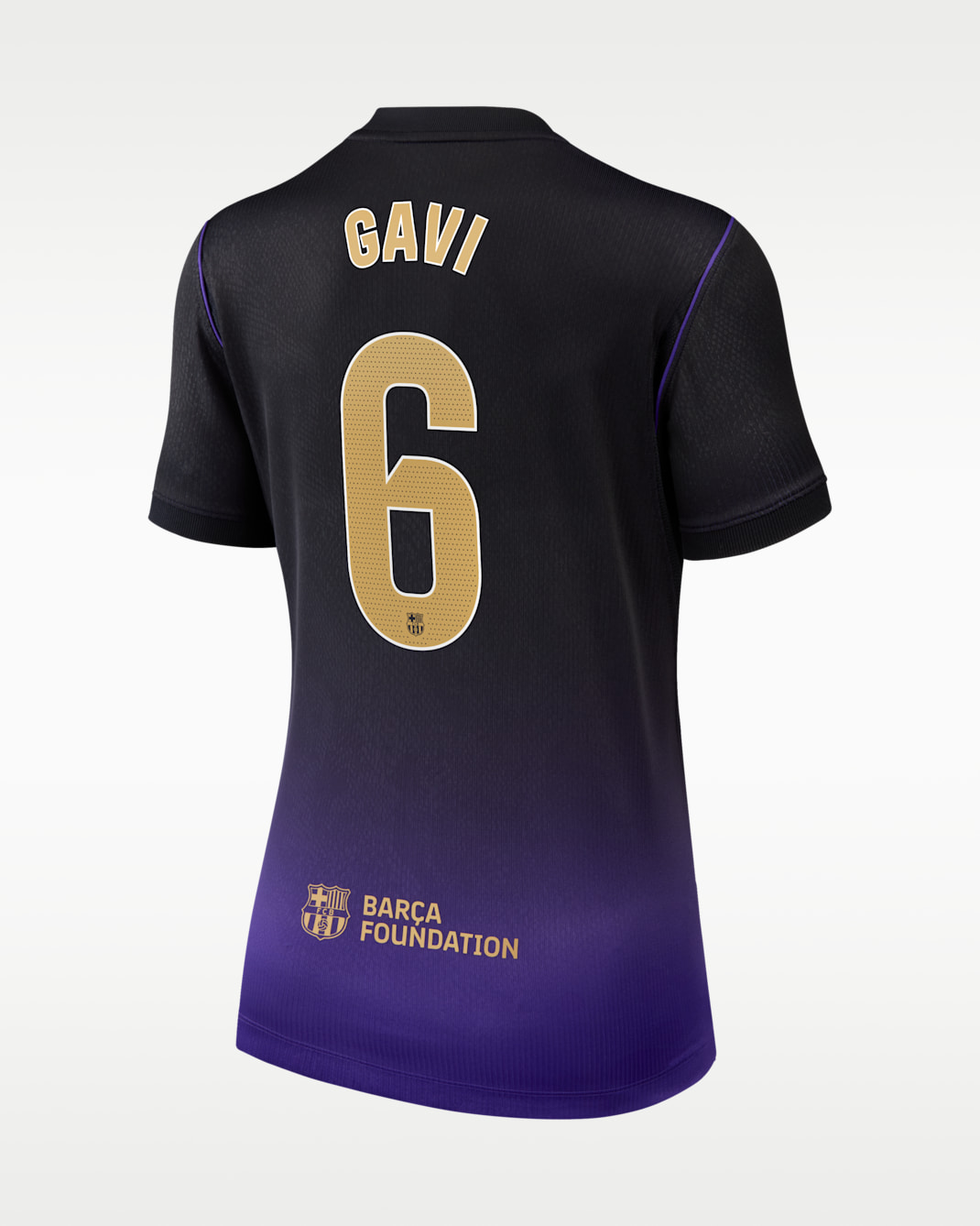 Jersey de futbol Nike Dri-FIT del Barcelona visitante 2026/27 Stadium Kobe de Gavi para mujer - Morado