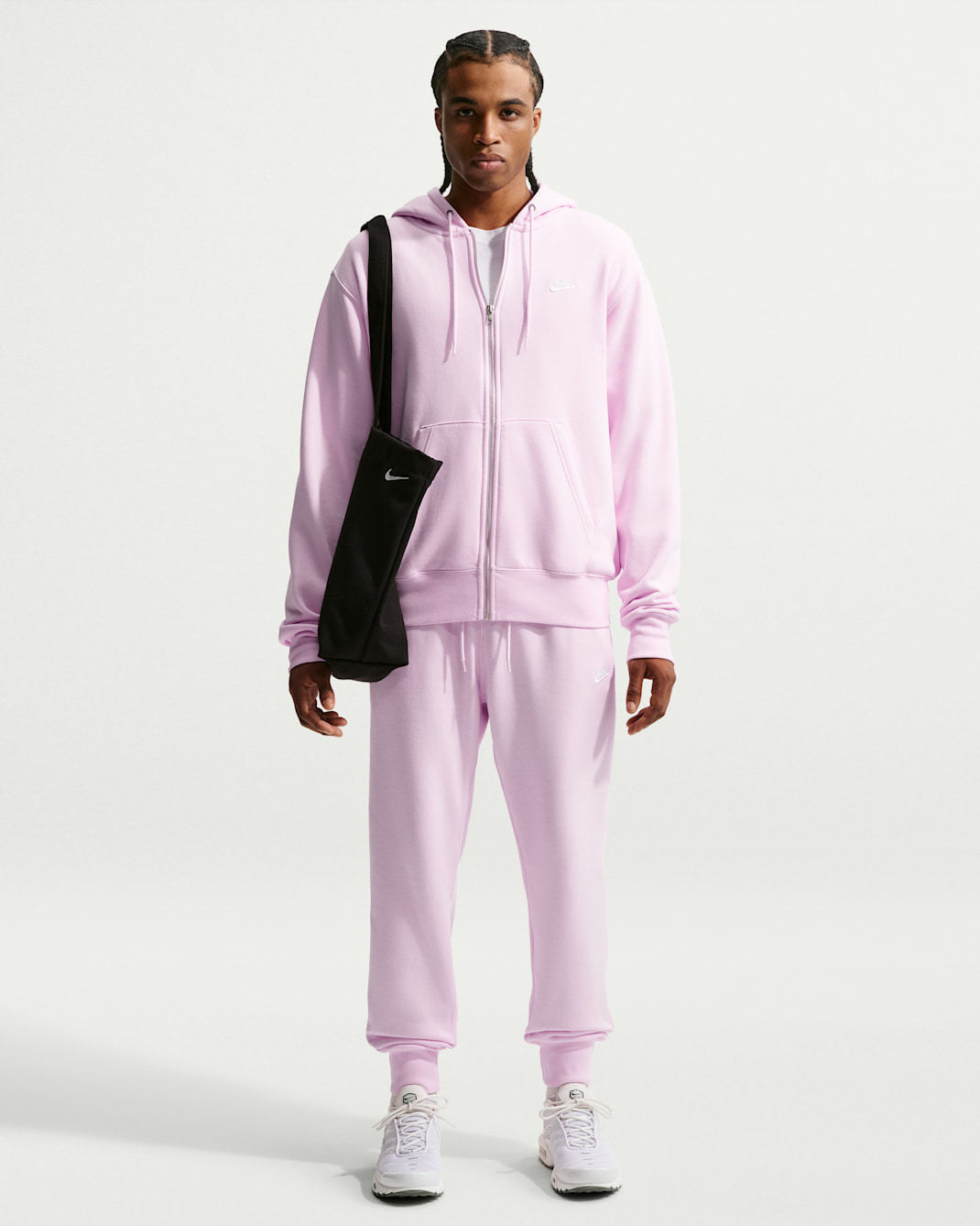 Nike Club Jogger - Hombre - Pink Foam/Pink Foam/Blanco