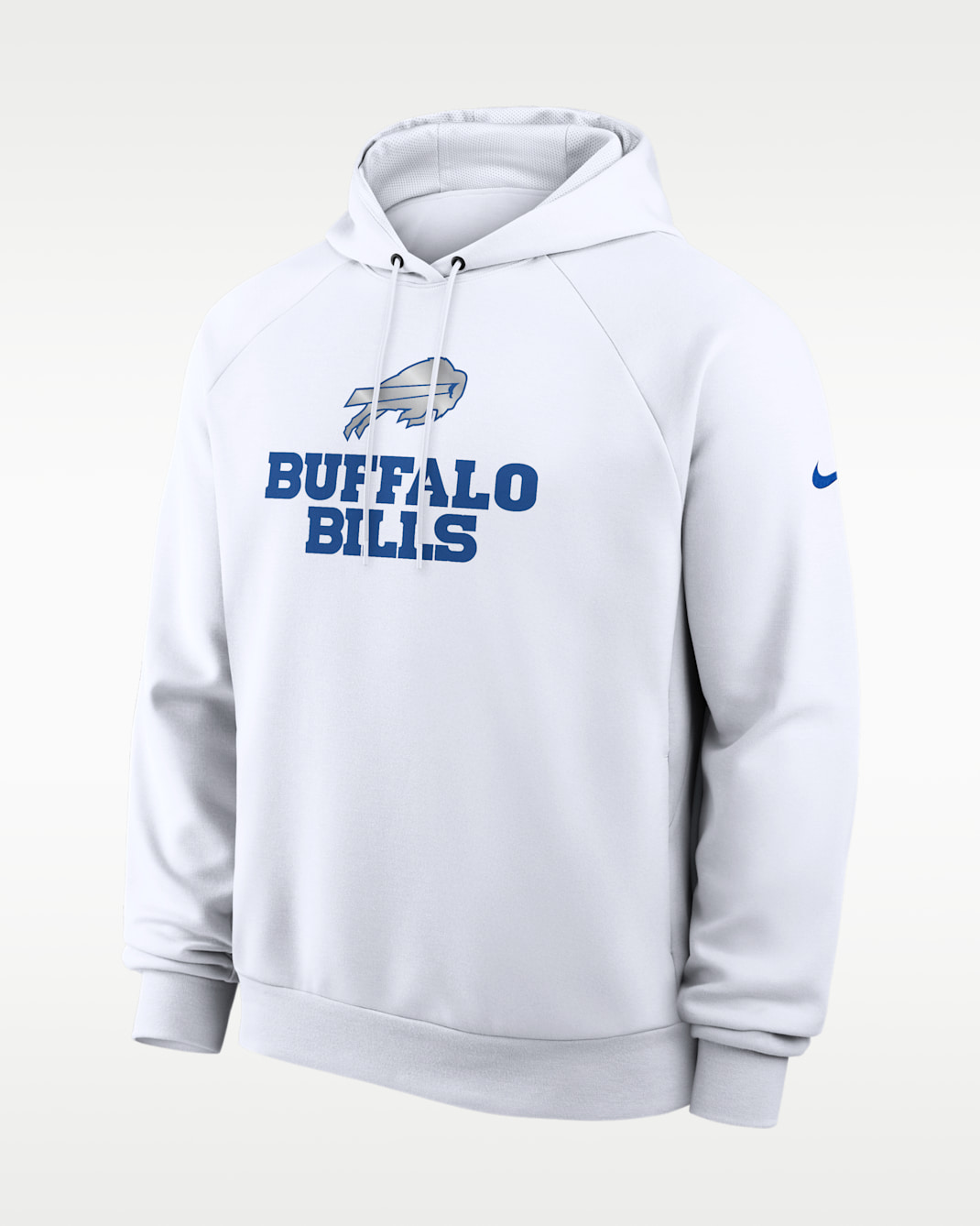 Buffalo Bills Rivalries Collection Primary Men's Nike Dri-FIT NFL Pullover Hoodie - White