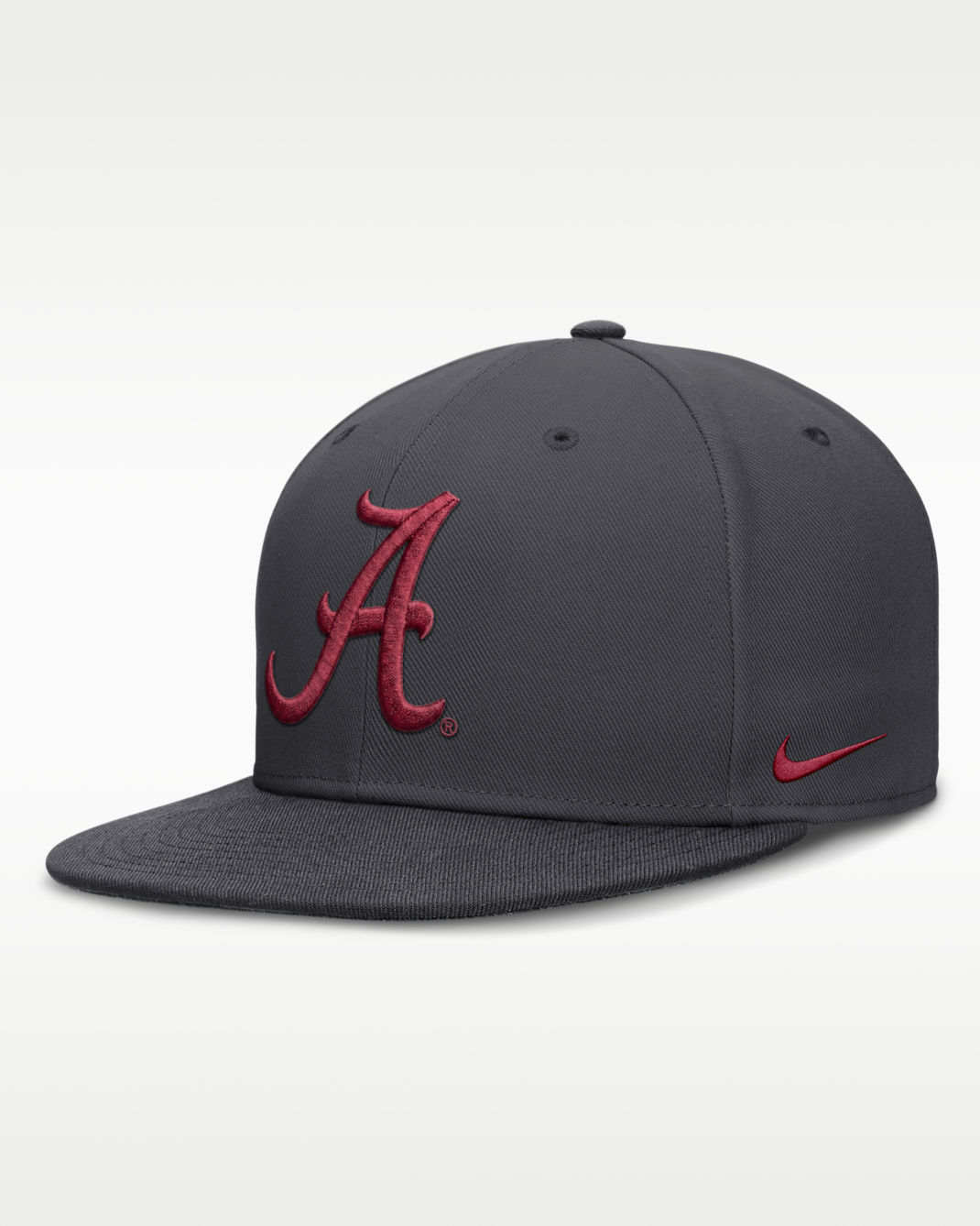 Alabama Pro Men's Nike Dri-FIT College Fitted Hat - Anthracite