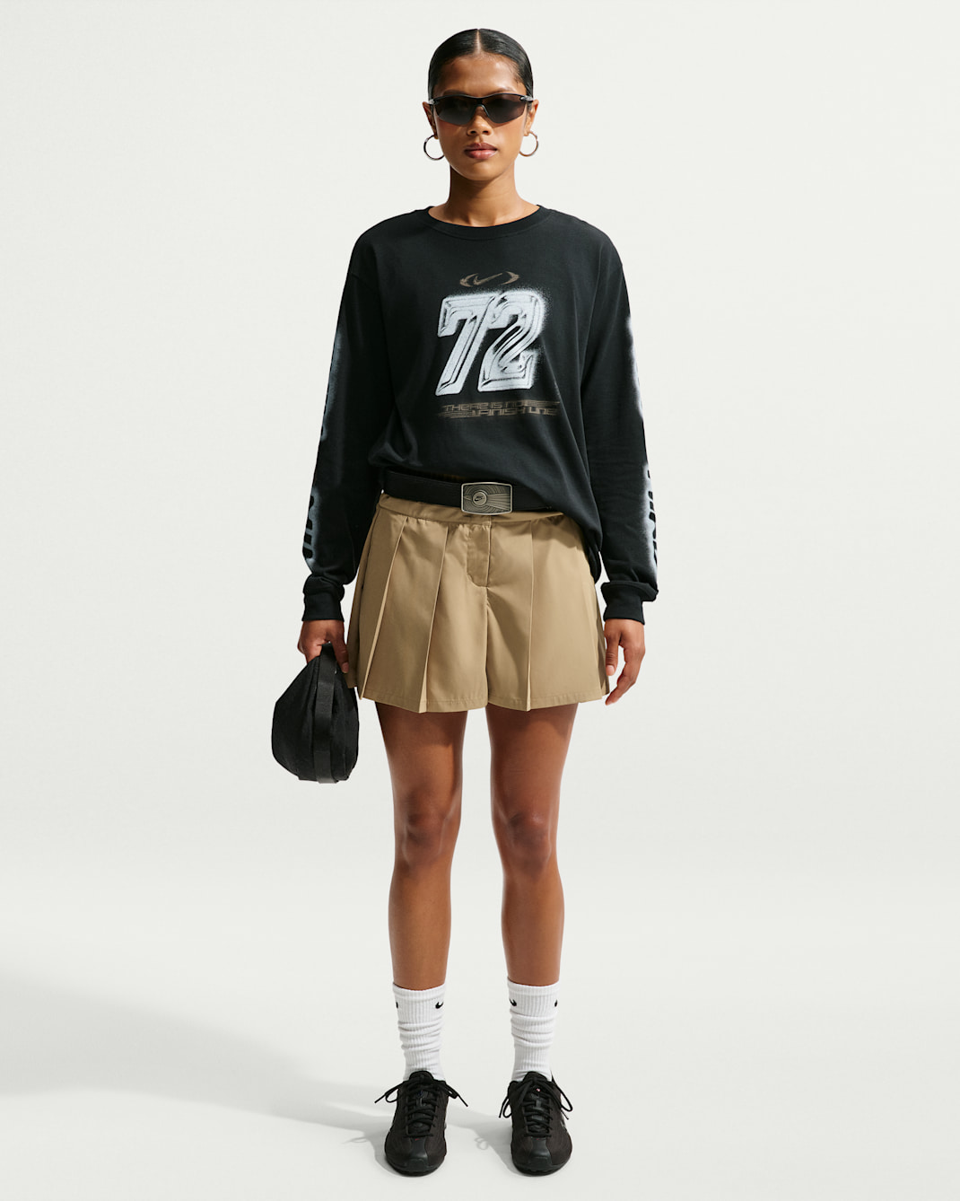 Nike Sportswear Women's Pleated Miniskirt - Parachute Beige/White