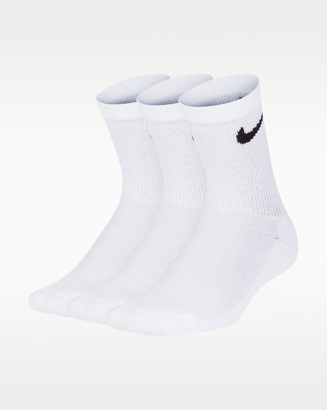 Nike Little Kids' Crew Socks (3 Pairs) - White