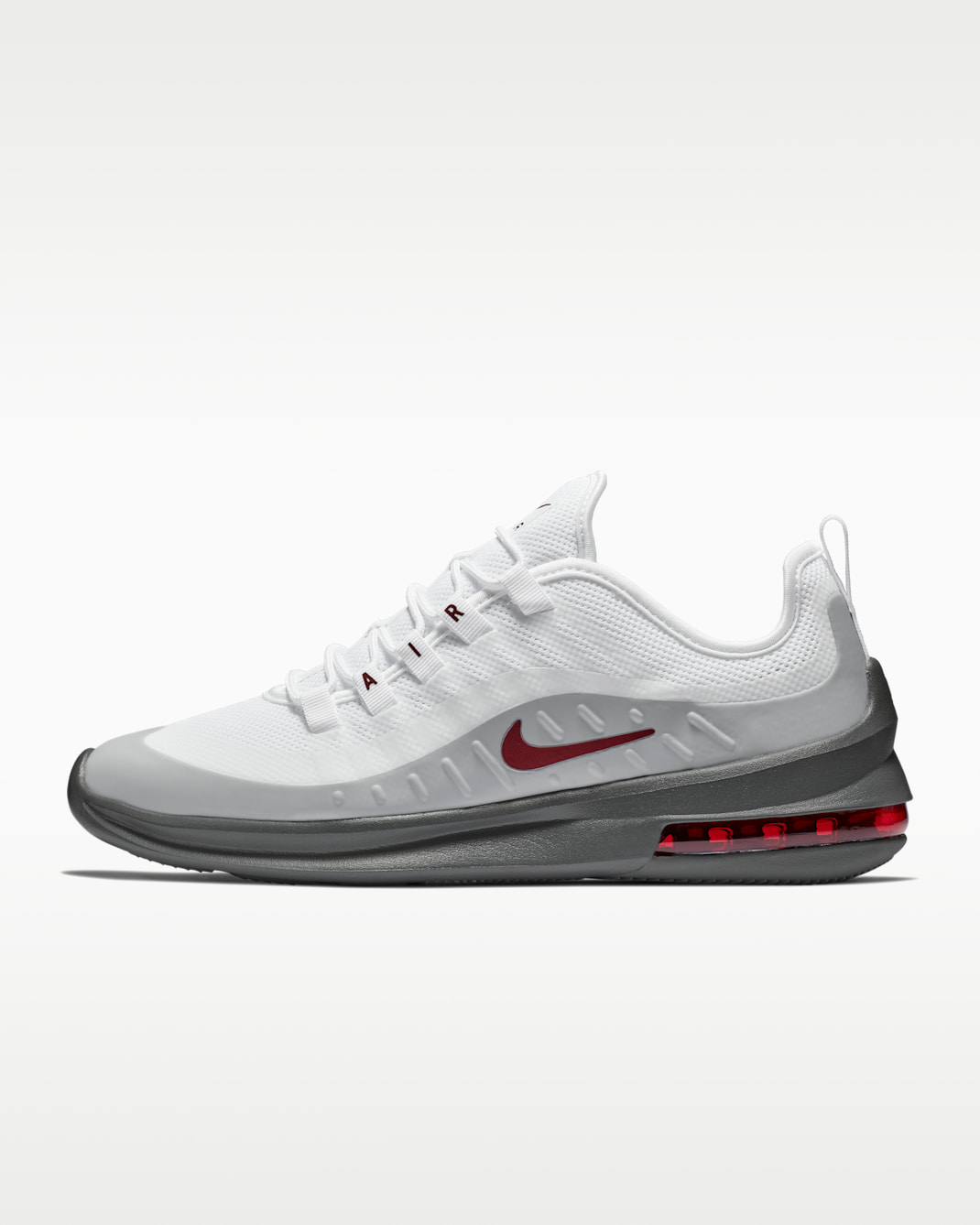 Nike Air Max Axis Men's Shoe - White/Cool Grey/Wolf Grey/Team Red