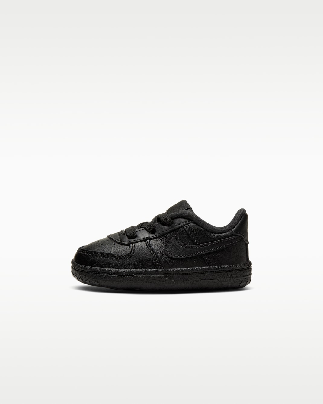 Nike Force 1 Crib Baby Bootie - Black/Black/Black