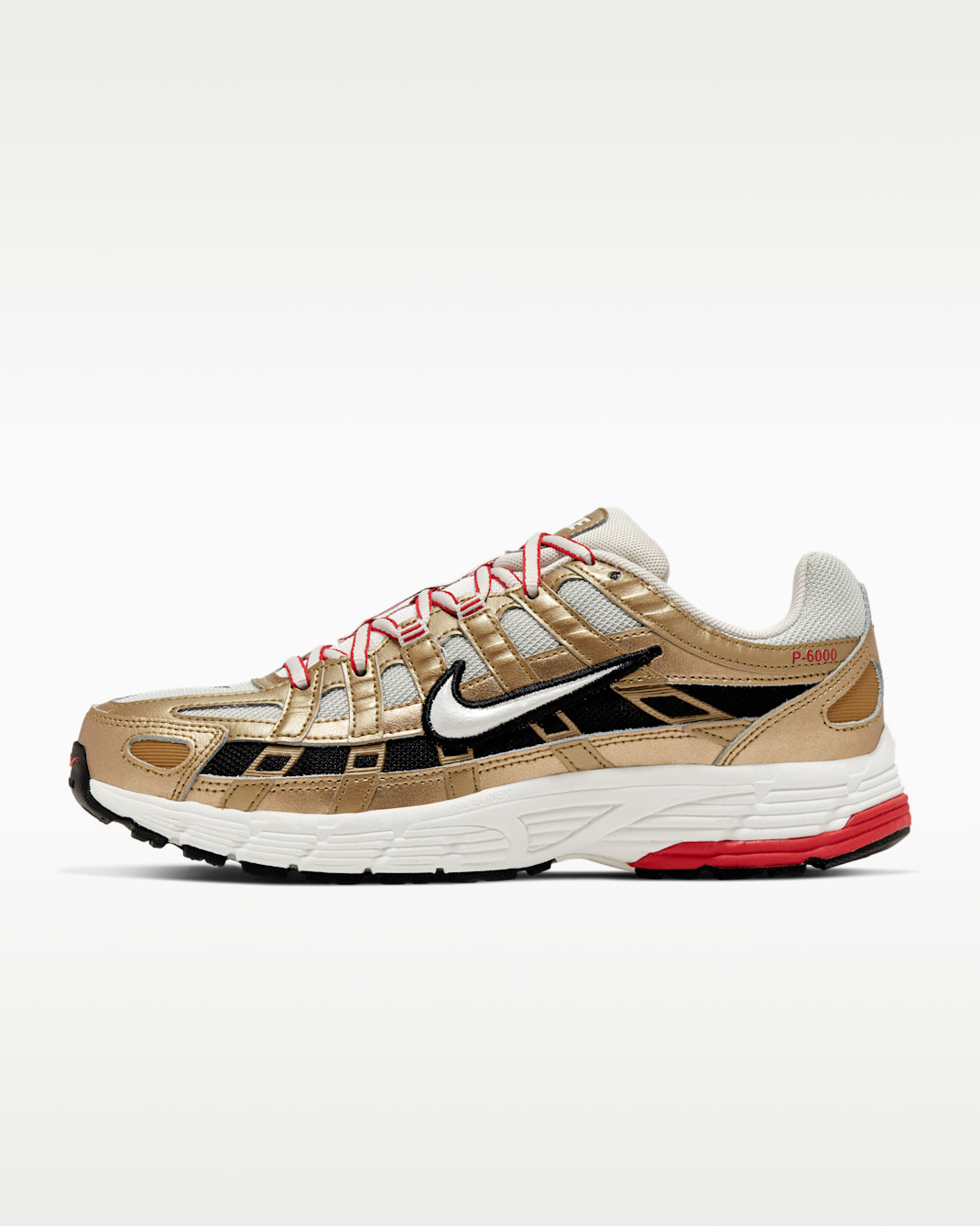 Nike P-6000 Women's Shoes - Light Bone/Metallic Gold/University Red/Summit White