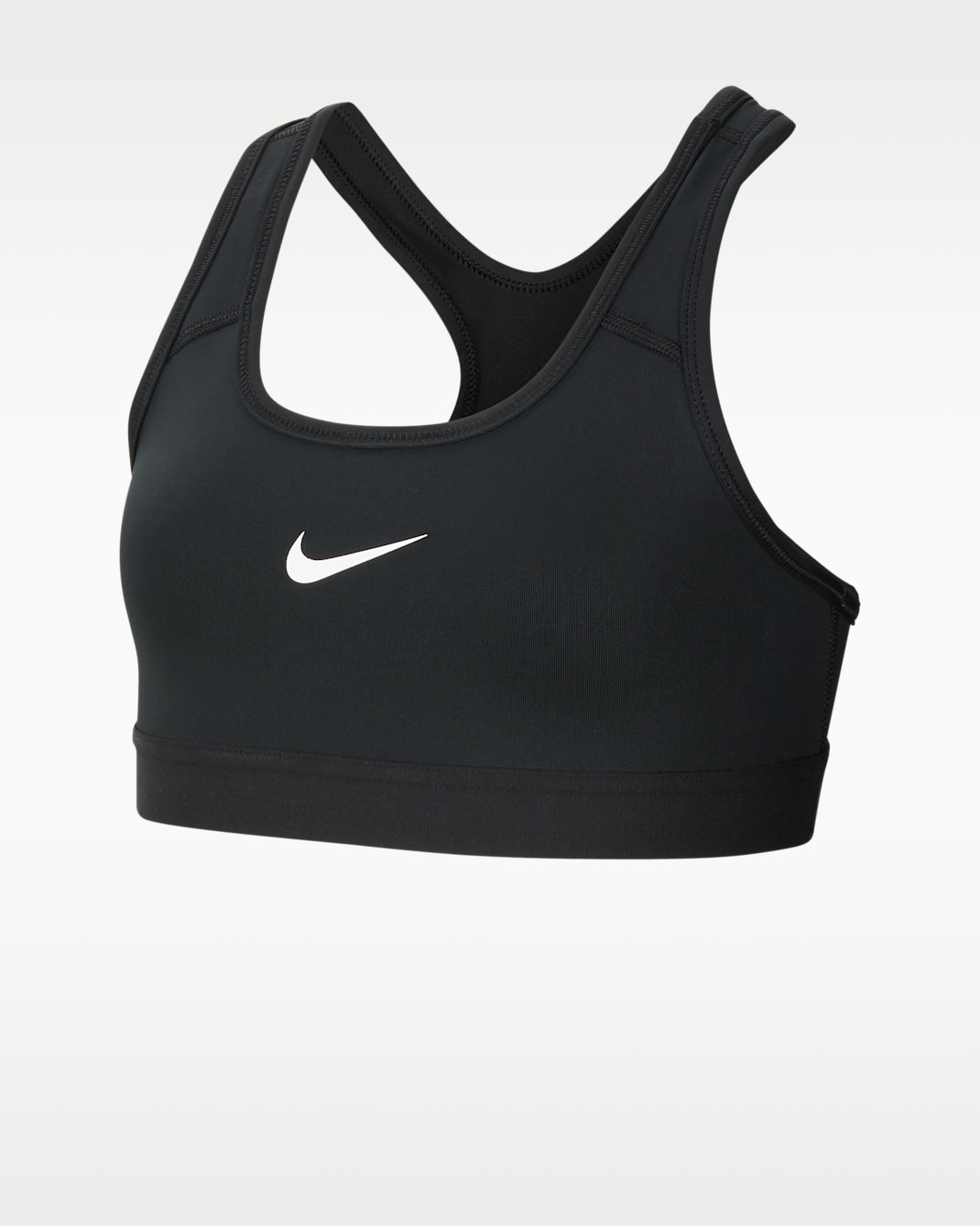 Nike Big Kids' (Girls') Sports Bra - Black/Black/Black/White