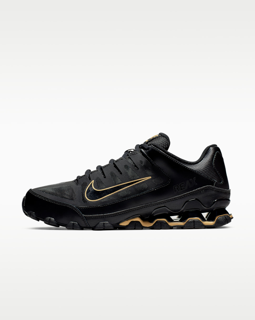 รองเท้าออกกำลังกายผู้ชาย Nike Reax 8 TR - ดำ/ดำ/Metallic Gold