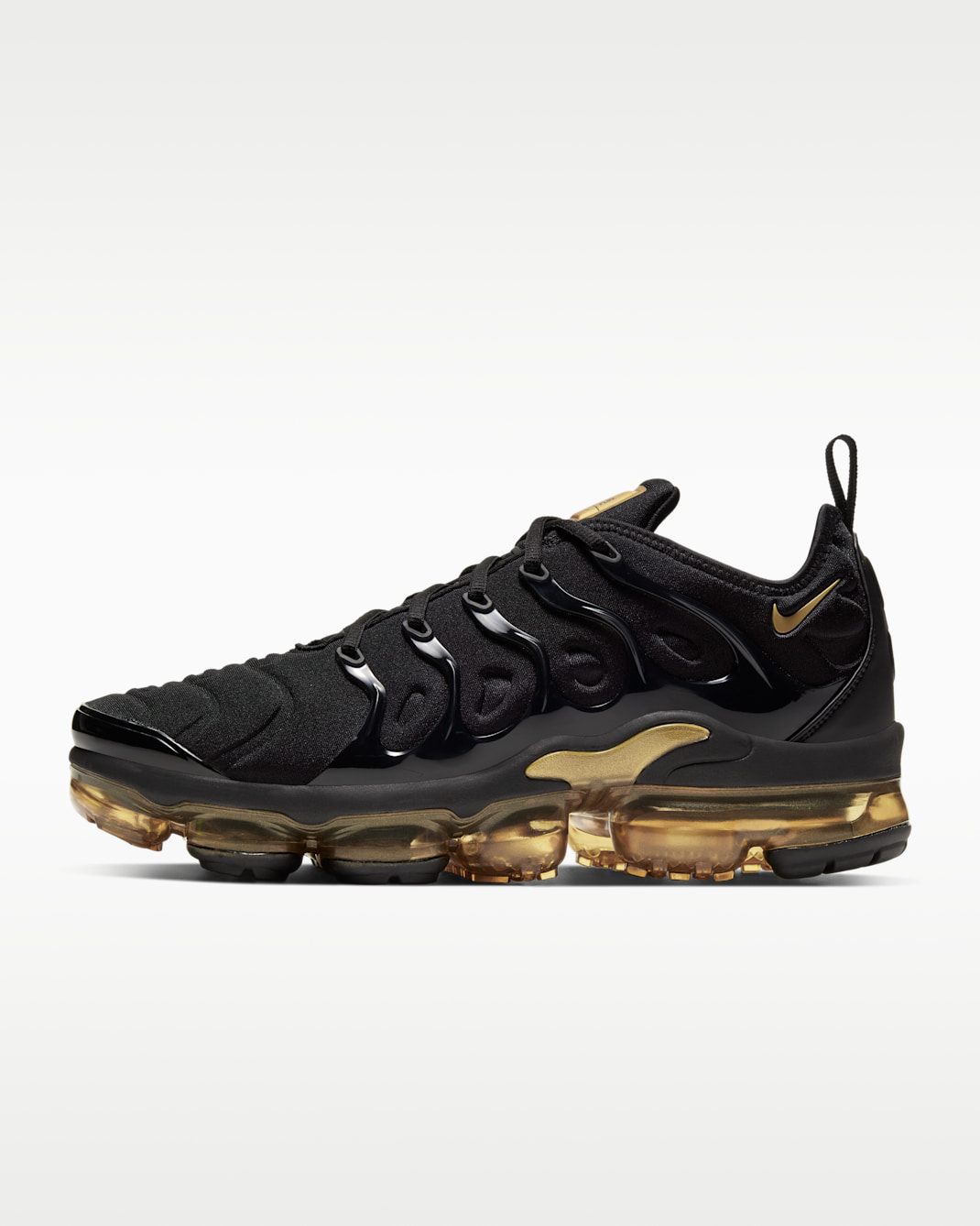 Calzado para hombre Nike Air VaporMax Plus - Negro/Oro metalizado