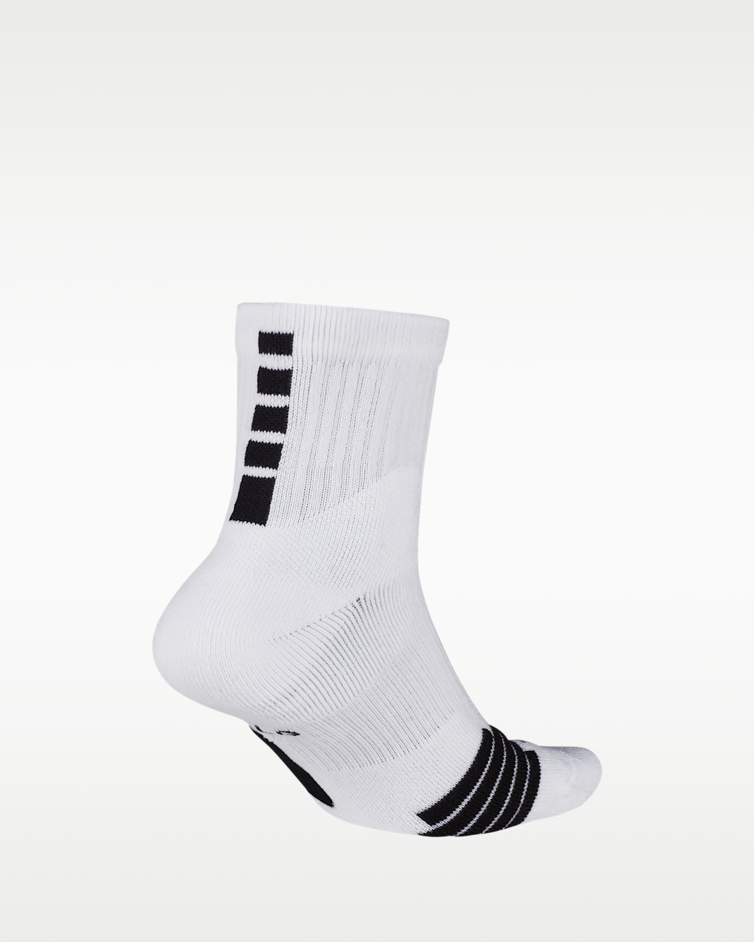 Nike Elite Ankle Basketball Socks - White/Black/Black