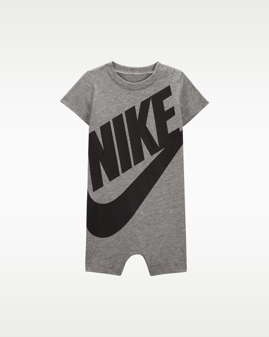 Mini-tuta Futura Nike – Bebè (0-9 mesi) - Dark Grey Heather/Nero
