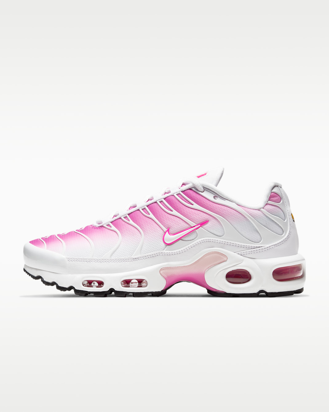 Nike Air Max Plus Women's Shoe - White/Pink Foam/Black/Fire Pink