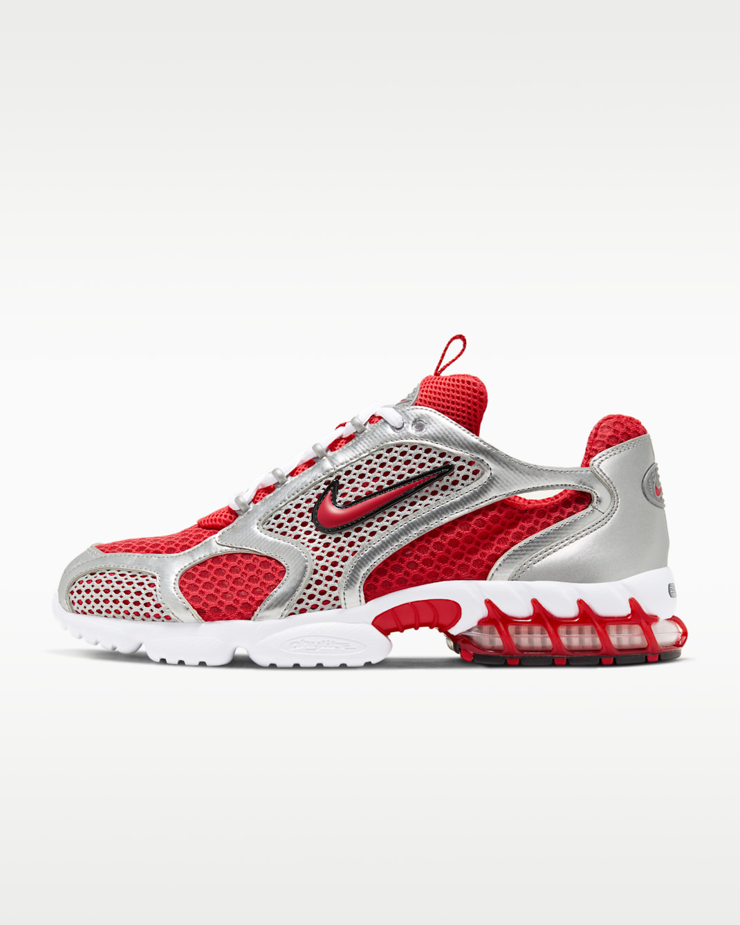 Nike Air Zoom Spiridon Cage 2 Men's Shoes - Track Red/White/Metallic Silver/Track Red