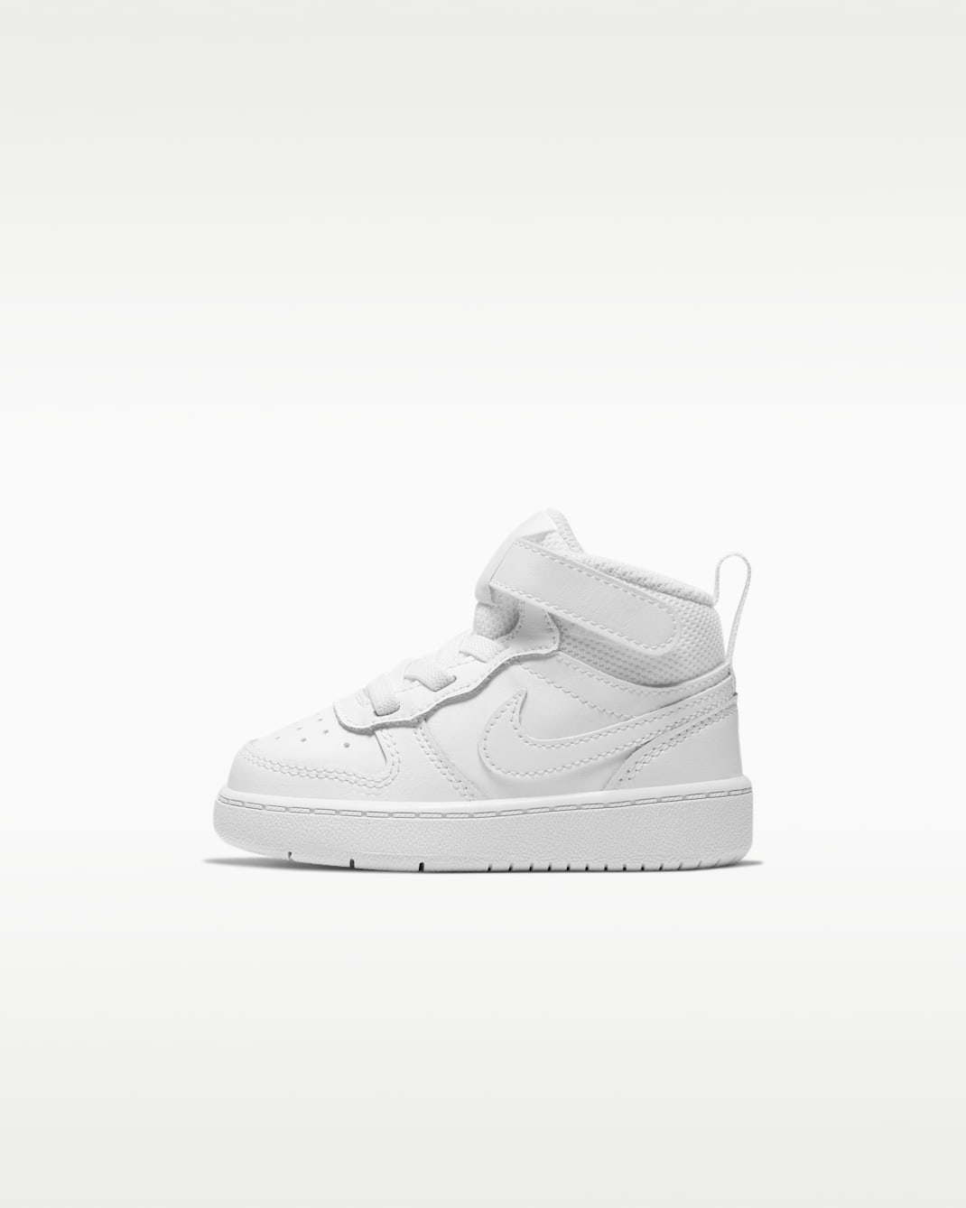 Nike Court Borough Mid 2 Baby/Toddler Shoes - White/White/White