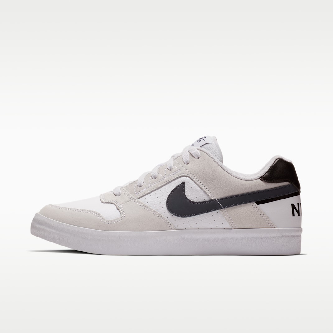 Nike SB Delta Force Vulc Men's Skate Shoes - White/Black/Thunder Blue