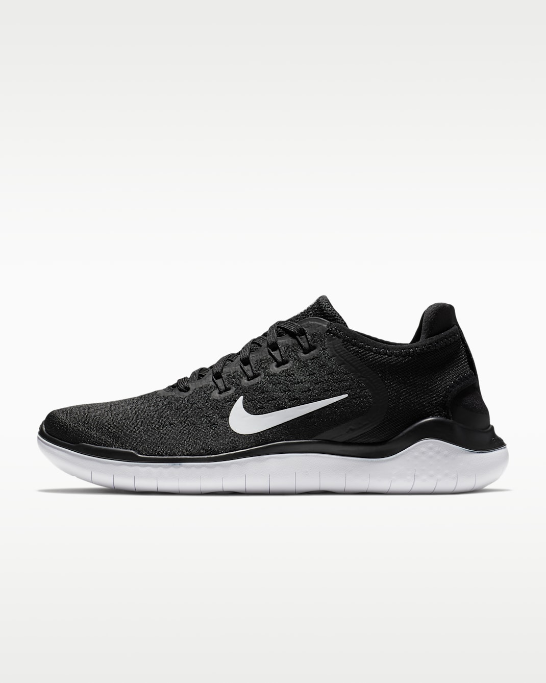 Nike Free RN 2018 Women's Running Shoes - Black/White