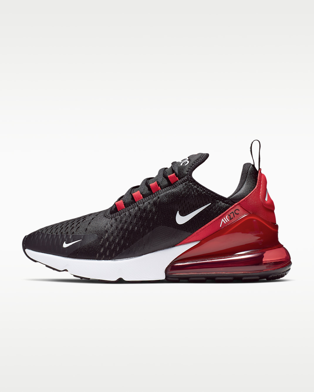 Tenis para hombre Nike Air Max 270 - Negro/Rojo universitario/Antracita/Blanco