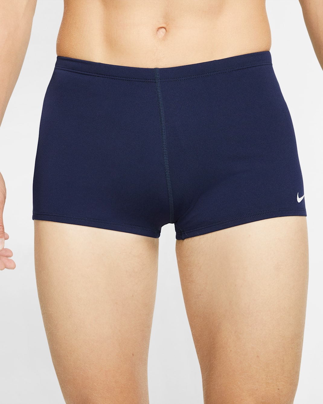 Pánské plavky Nike Swim HydraStrong Essential se čtvercovými nohavicemi - Midnight Navy/Černá/Bílá
