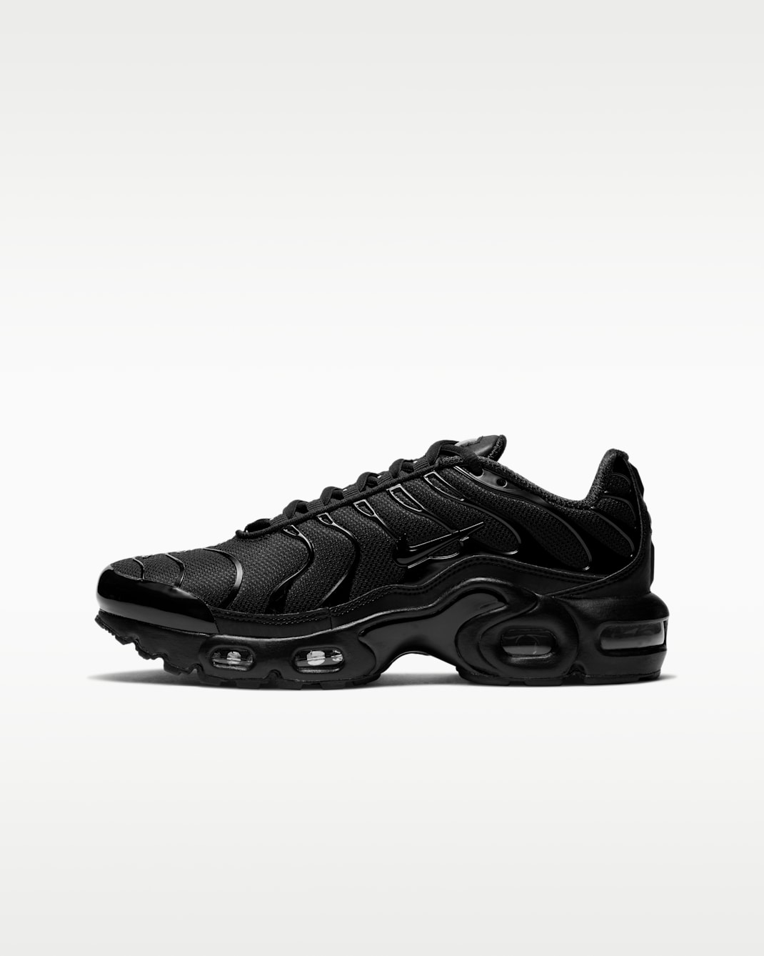 Nike Air Max Plus Older Kids' Shoes - Black/Black/Black