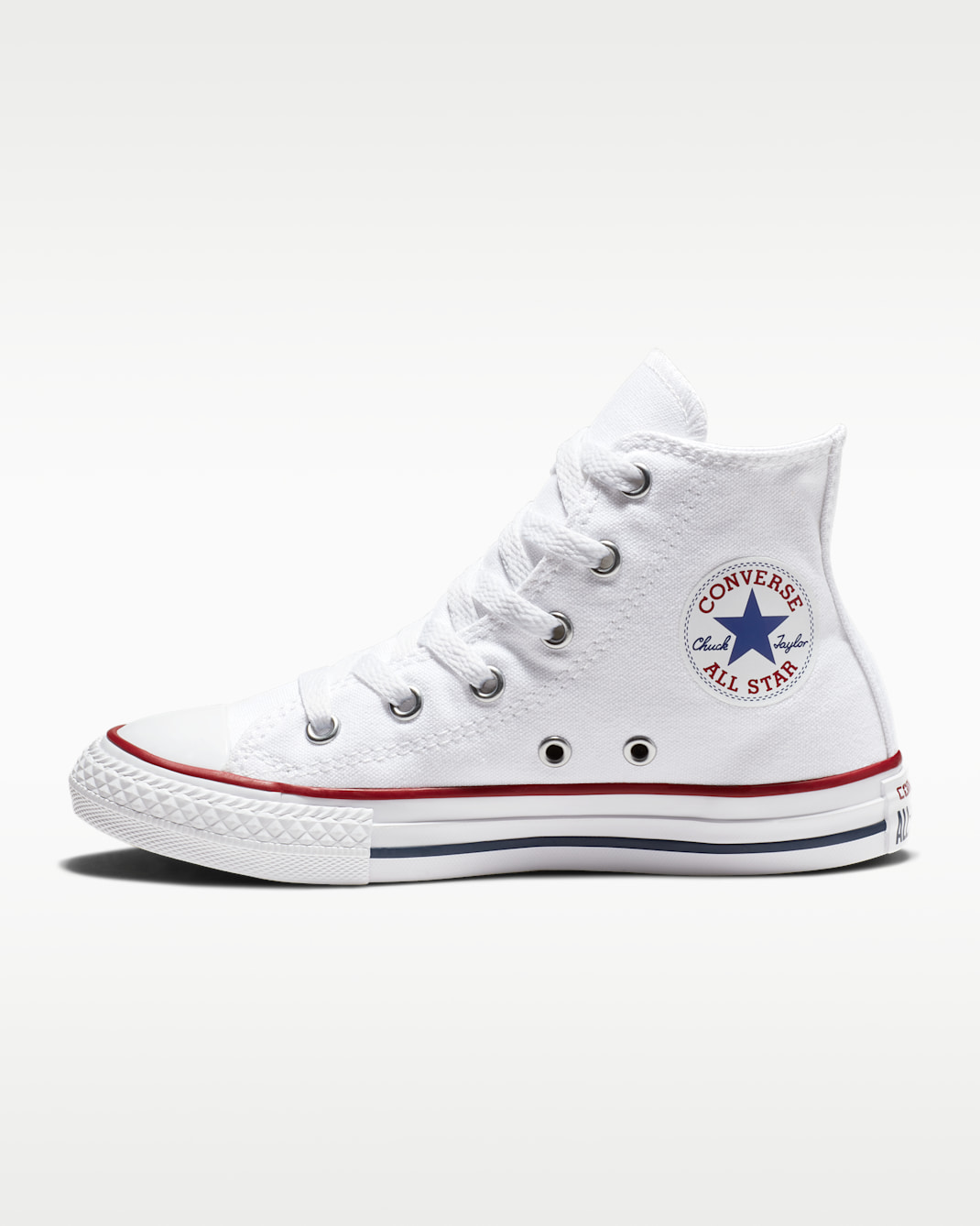 Tenis (10.5c-3y) para niños de preescolar Converse Chuck Taylor All Star High Top - Blanco