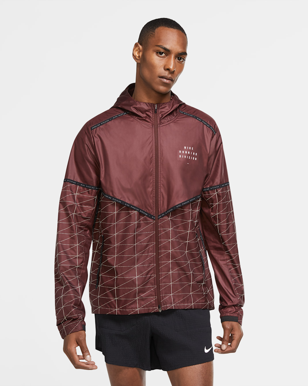 Veste de running Nike Flash Run Division pour Homme - Mystic Dates/Noir