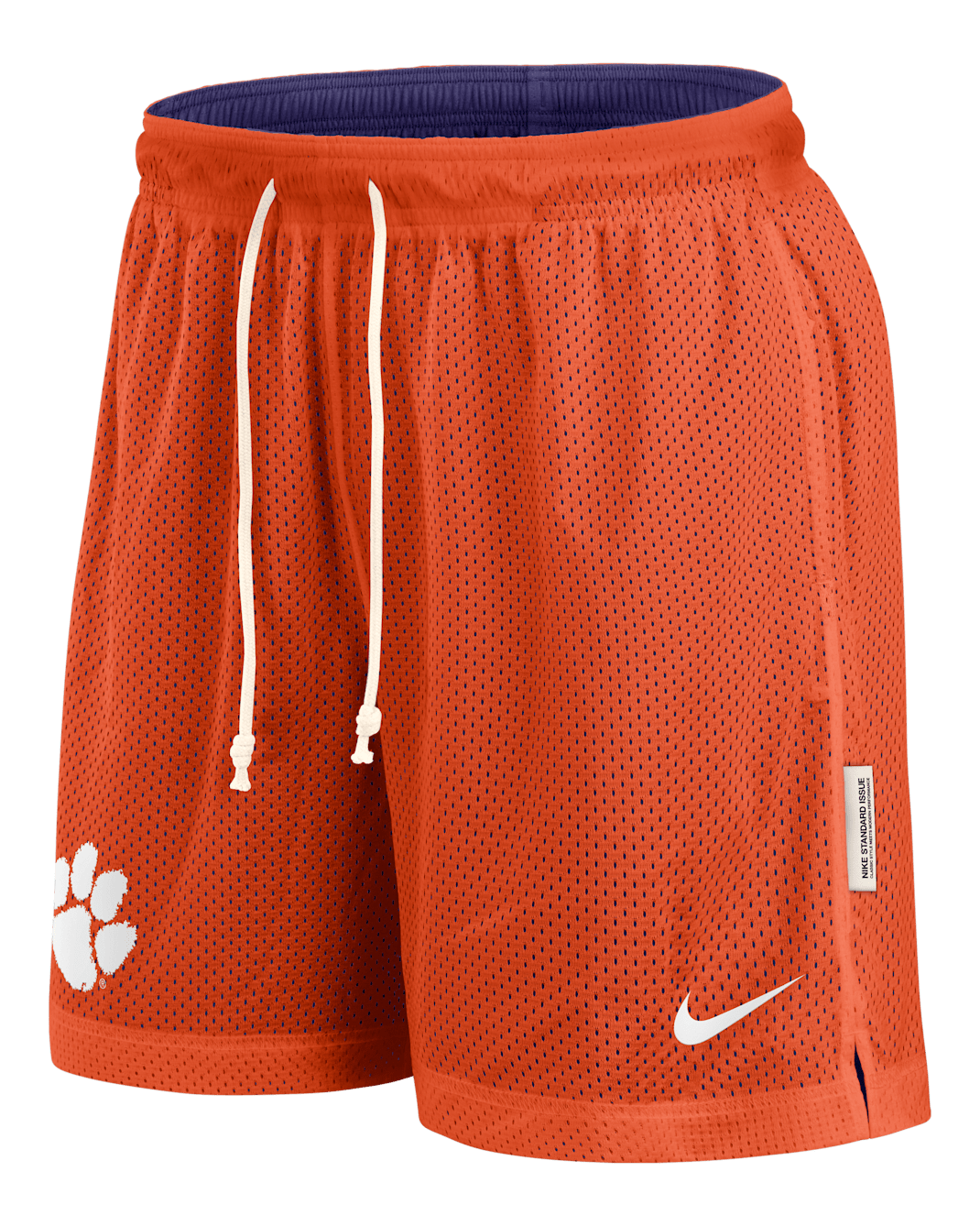 Shorts universitarios Nike Dri-FIT para hombre Clemson Reversible - Naranja