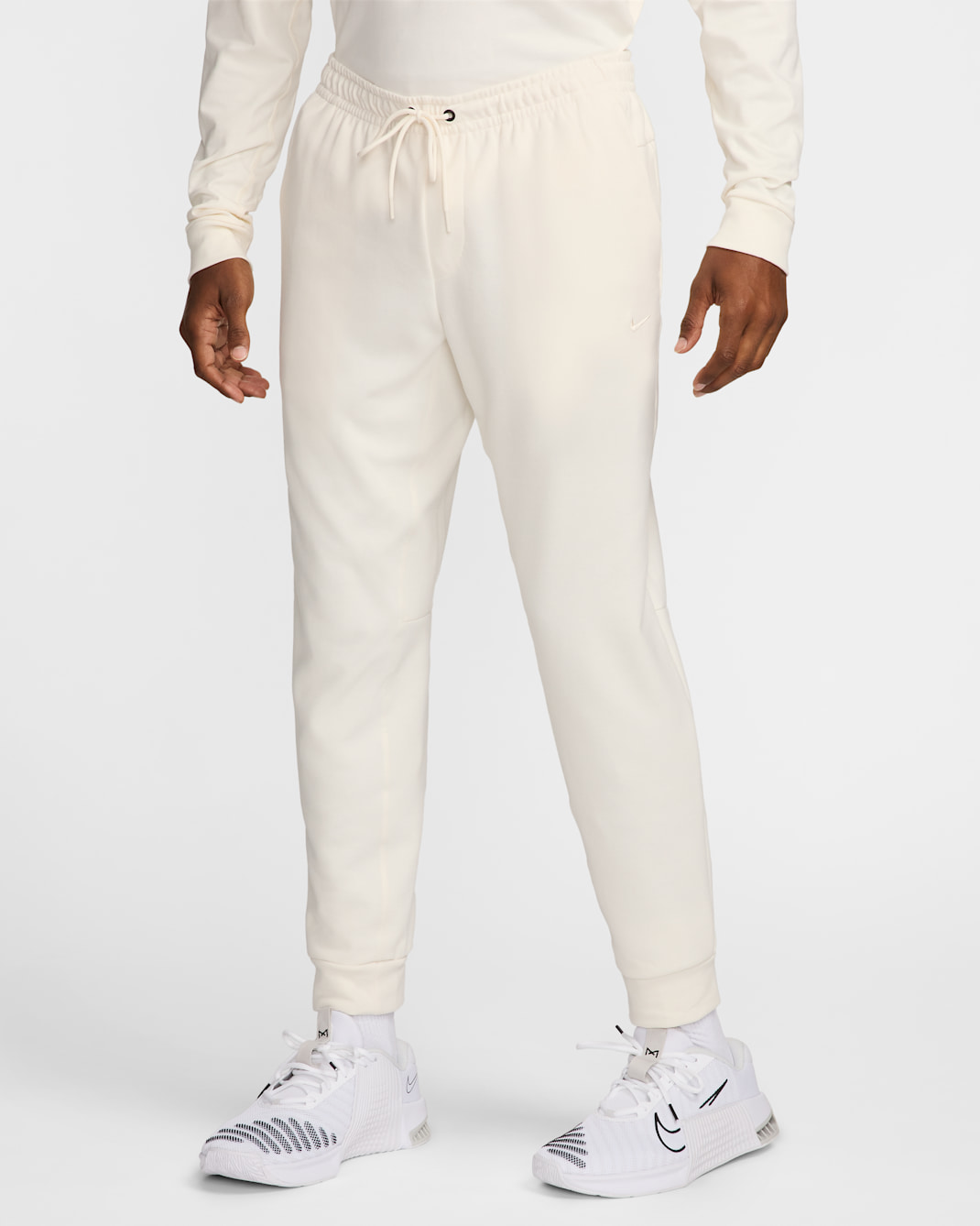 Nike Primary Fleece Men's Dri-FIT UV Performance Joggers - Pale Ivory/Pale Ivory
