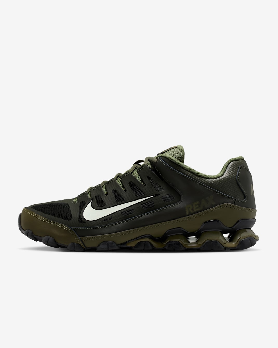 Nike Reax 8 TR Men's Workout Shoes - Sequoia/Medium Olive/Black/Summit White