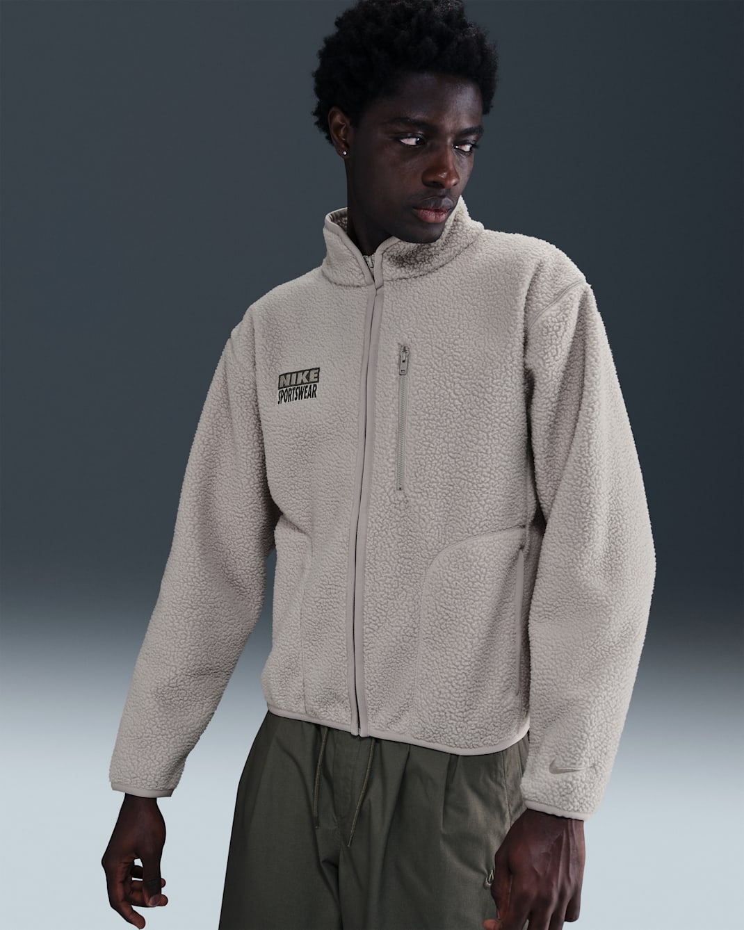 Nike Club Men's Winter Jacket - College Grey/Medium Ash/College Grey