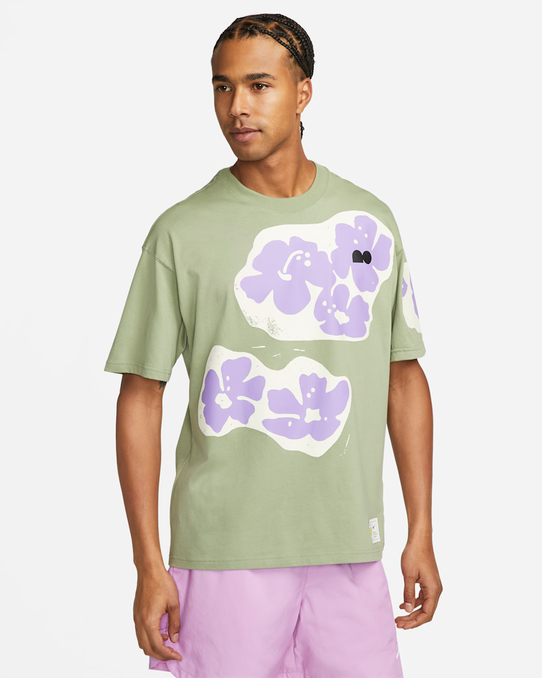 Naomi Osaka Graphic T-Shirt - Oil Green/Space Purple