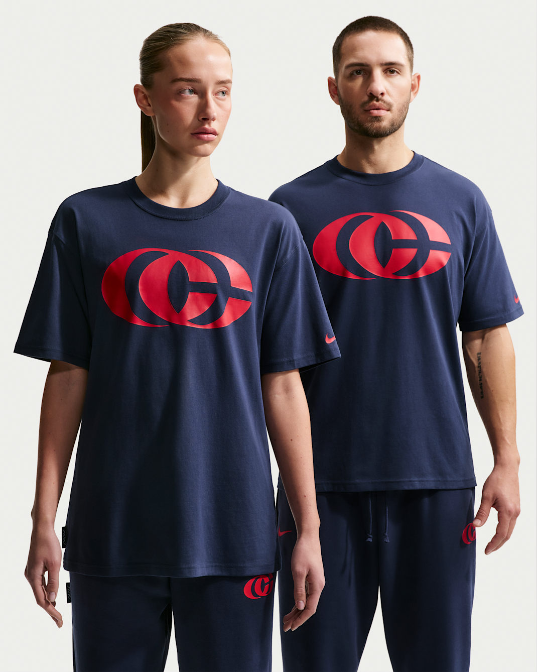 Playera de básquetbol Nike Caitlin Clark - Azul marino medianoche/Rojo universitario