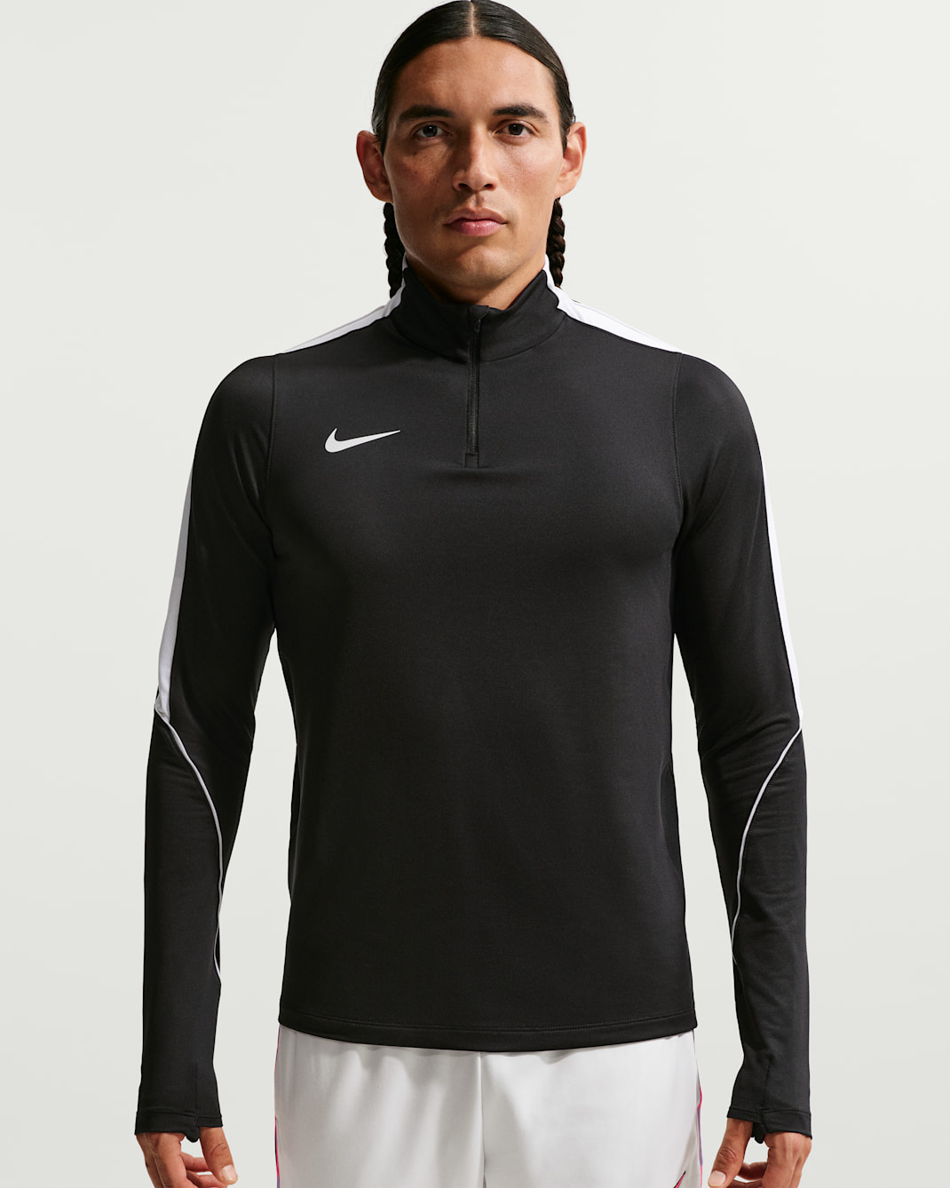 Nike Strike Men's Dri-FIT Soccer Drill Top - Black/White/White/White
