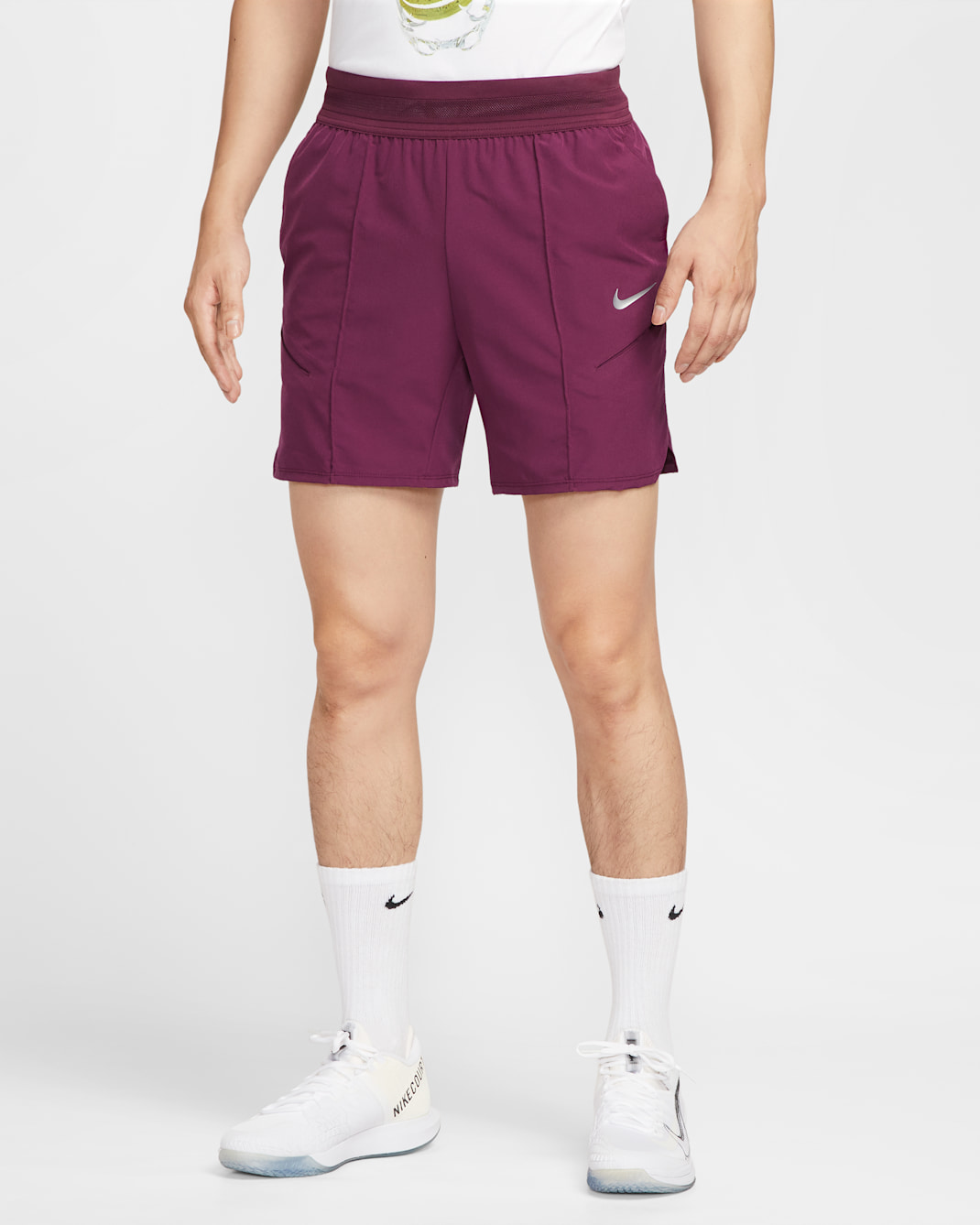 NikeCourt Slam Men's Dri-FIT 15cm (approx.) Tennis Shorts - Bordeaux