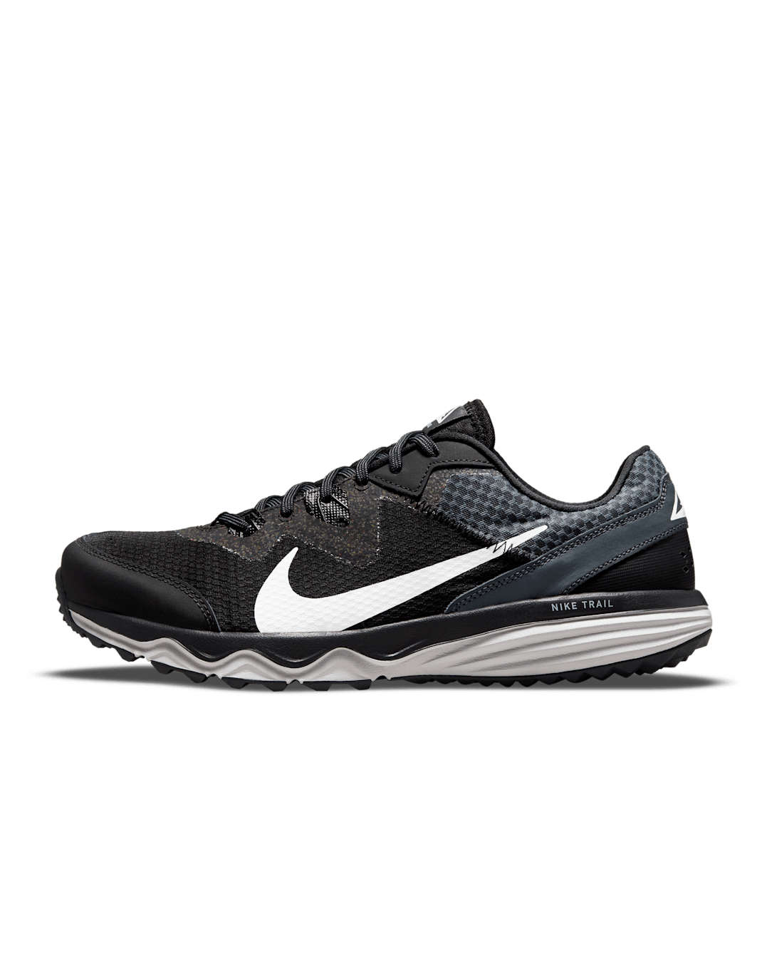 Nike Juniper Trail Men's Trail-Running Shoes - Black/Dark Smoke Grey/Grey Fog/White