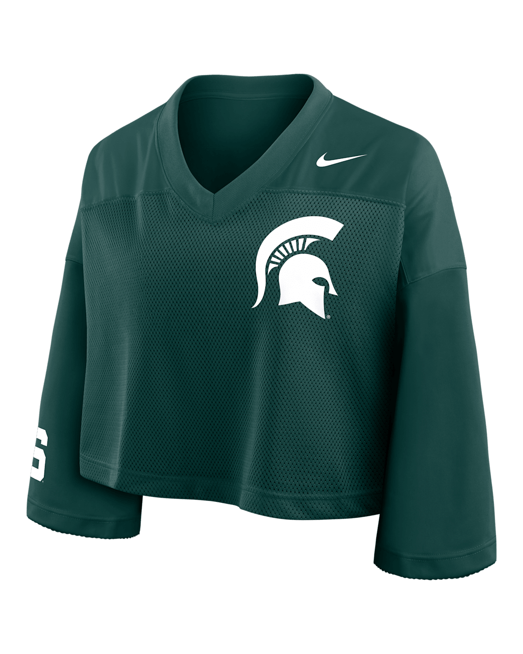 Michigan State Jersey Women's Nike Dri-FIT College Cropped Top - Green