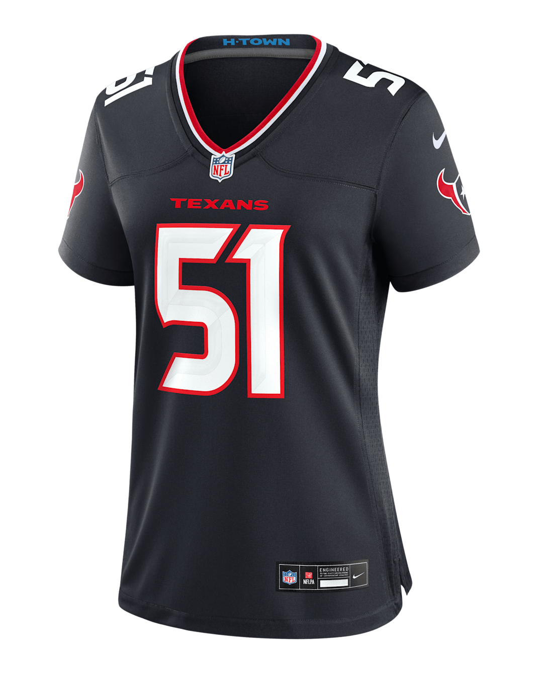 Jersey de fútbol americano Nike de la NFL Game para mujer Will Anderson Jr. Houston Texans - Azul marino