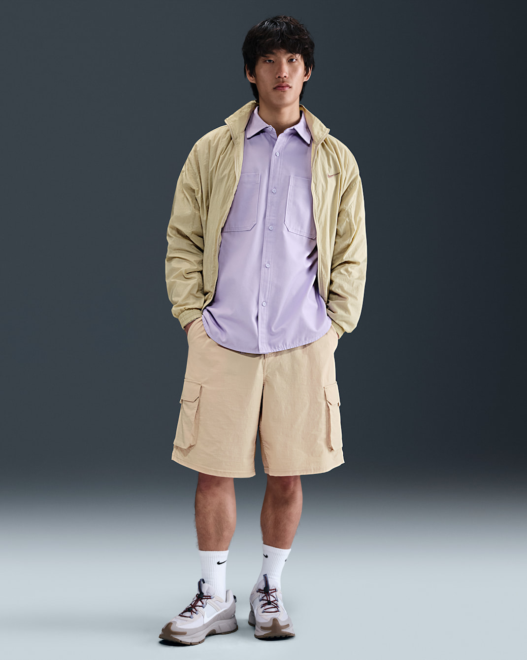 Nike Sportswear Kearny Dri-FIT Cargo Skate Shorts - Grain/Taupe Grey/Taupe Grey