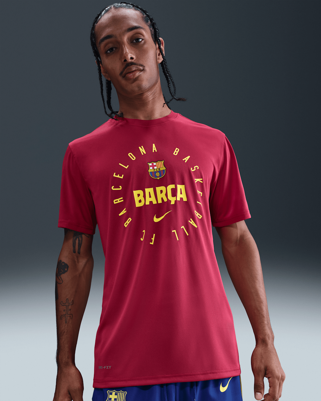 FCB Men's Short-Sleeve Practice Tee - Noble Red