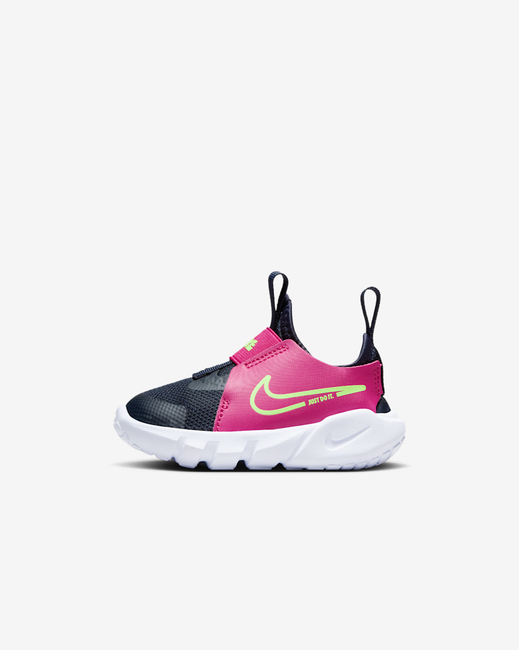 Nike Flex Runner 2 Baby/Toddler Shoes - Dark Obsidian/Fireberry/White/Lime Blast
